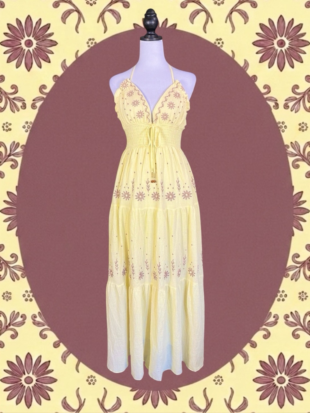 Retro Stage NWT Boho Coastal Grandma Prairiecore Cottagecore Festival Dress XXL